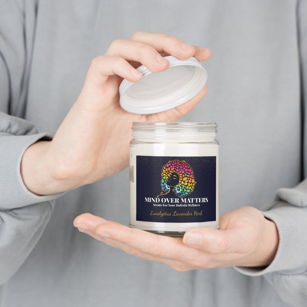 Eucalyptus and Lavender Herb Scented Candle