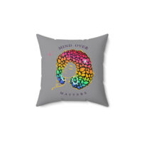 Mind Over Matters Polyester Square Pillow