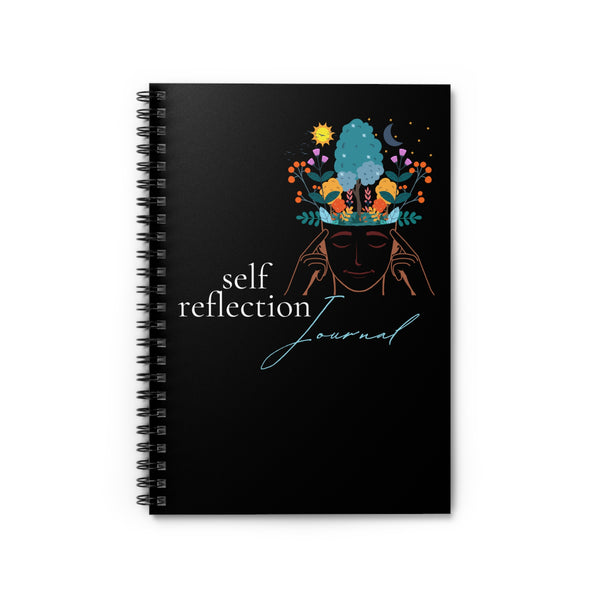 Mindfulness Black Spiral Journal