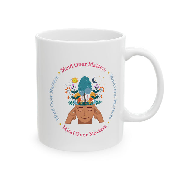 Mindfulness White Ceramic Mug