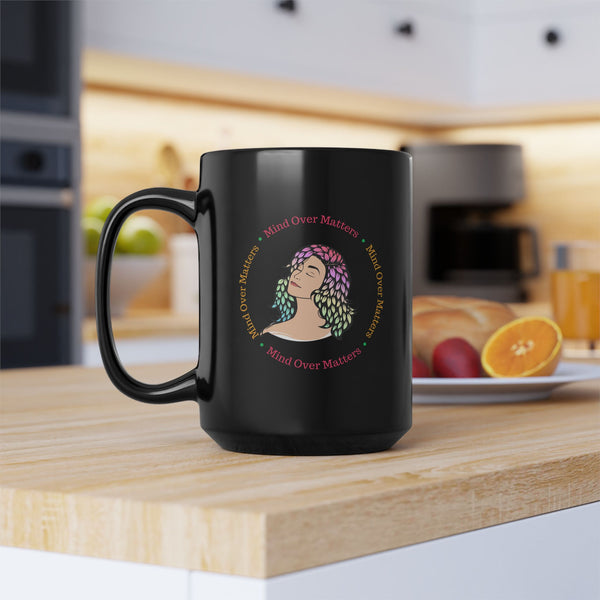Pastel Black Ceramic Mug