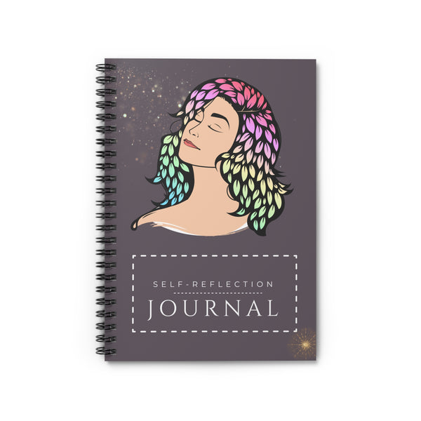 Pastel Grey Spiral Journal