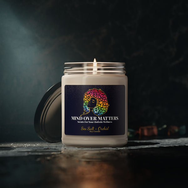 Sea Salt and Orchid Scented Soy Candle