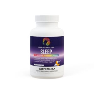 Fall asleep faster and relax naturally with Sleep with Melatonin, Magnesium & Chamomile Capsules. A safe, natural sleep aid to support calm nights