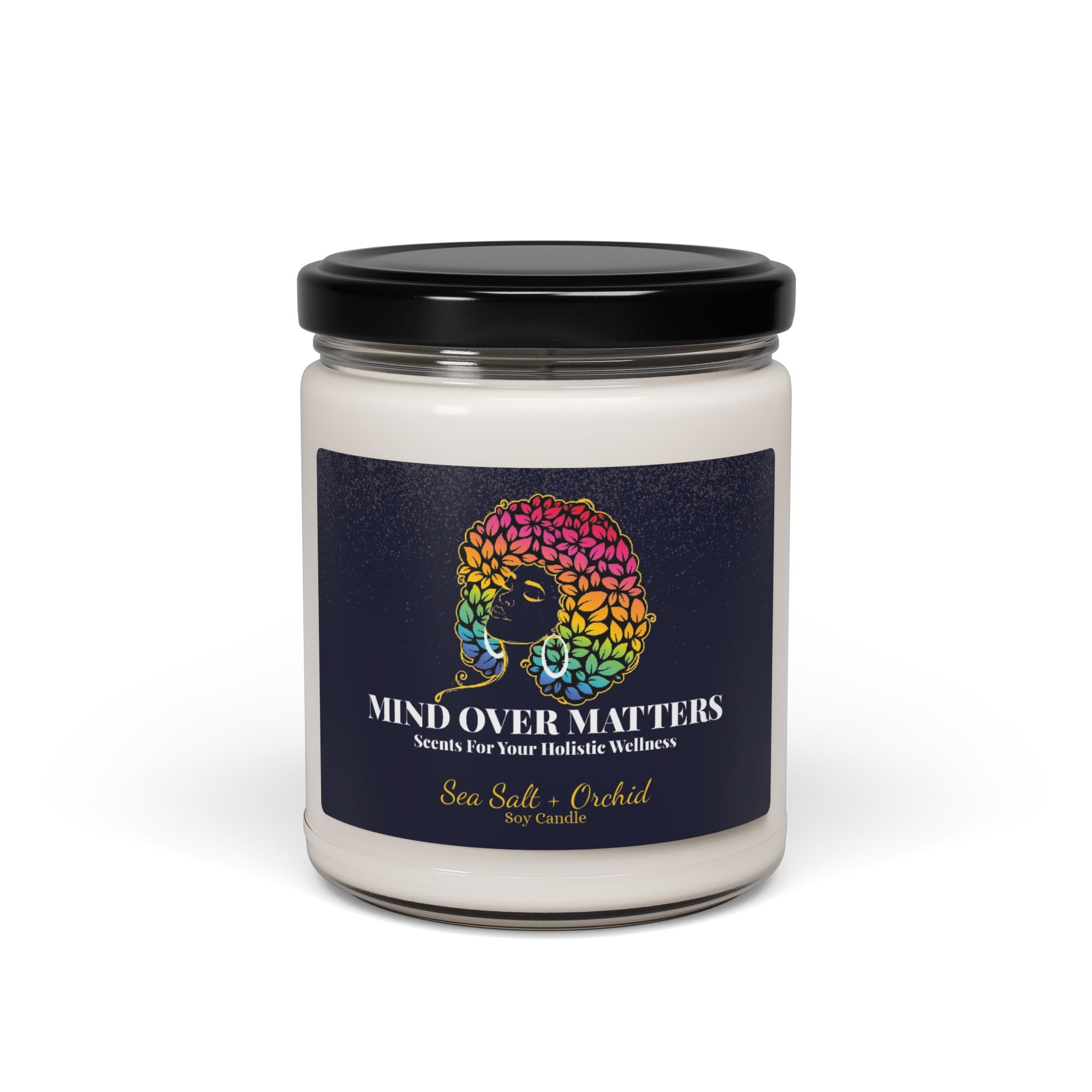 Sea Salt and Orchid Soy Scented Candle.