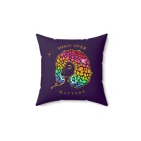 Mind Over Matters Square Pillow